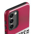 NFL San Francisco 49ers White Striped Galaxy S23 Plus Pro Case
