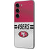 NFL San Francisco 49ers White Striped Galaxy S23 Skin