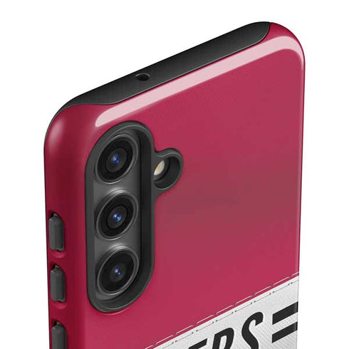 NFL San Francisco 49ers White Striped Galaxy S24 Plus Impact Case