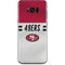 NFL San Francisco 49ers White Striped Galaxy S8 Plus Skin