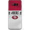 NFL San Francisco 49ers White Striped Galaxy S8 Skin