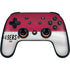 NFL San Francisco 49ers White Striped Google Stadia Controller Skin