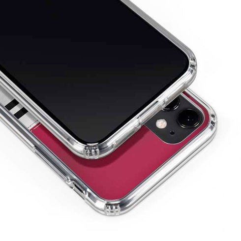 NFL San Francisco 49ers White Striped iPhone 11 Clear Case