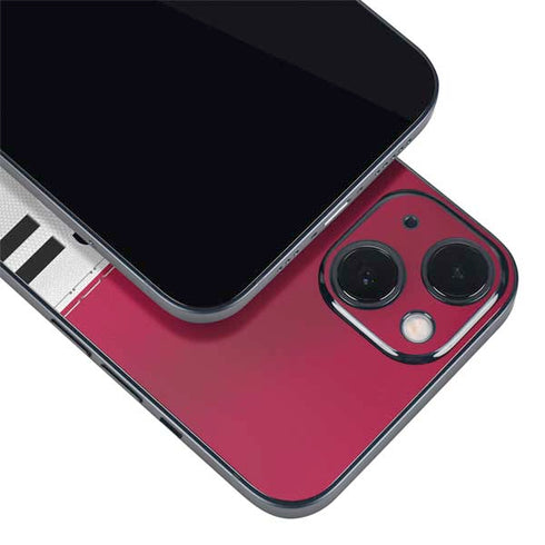 NFL San Francisco 49ers White Striped iPhone 15 Plus Skin