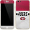 NFL San Francisco 49ers White Striped iPhone 6/6s Skin