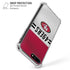 NFL San Francisco 49ers White Striped iPhone 7/8 Plus Clear Case