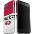 NFL San Francisco 49ers White Striped iPhone SE (2nd & 3rd Gen) Pro Case