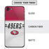 NFL San Francisco 49ers White Striped iPhone SE (2nd & 3rd Gen) Skin