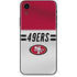 NFL San Francisco 49ers White Striped iPhone XR Skin