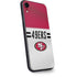 NFL San Francisco 49ers White Striped iPhone XR Skin