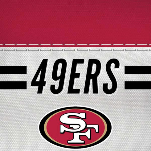 NFL San Francisco 49ers White Striped iPhone XR Skin