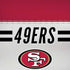 NFL San Francisco 49ers White Striped iPhone XR Skin