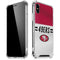 NFL San Francisco 49ers White Striped iPhone XS Max Clear Case