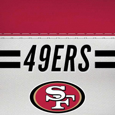 NFL San Francisco 49ers White Striped iPhone XS Skin