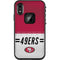 NFL San Francisco 49ers White Striped LifeProof Fre iPhone Skin