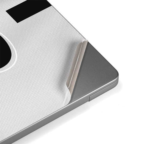 NFL San Francisco 49ers White Striped MacBook Pro 14in (2021-24) Skin