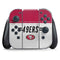 NFL San Francisco 49ers White Striped Nintendo Switch (2017-2021) Joy-Con Controller Skin