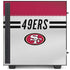NFL San Francisco 49ers White Striped NZXT H510 Compact ATX Mid-Tower Case Skin