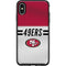 NFL San Francisco 49ers White Striped Otterbox Symmetry iPhone Skin