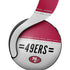 NFL San Francisco 49ers White Striped PULSE 3D Wireless Headset for PS5 Skin