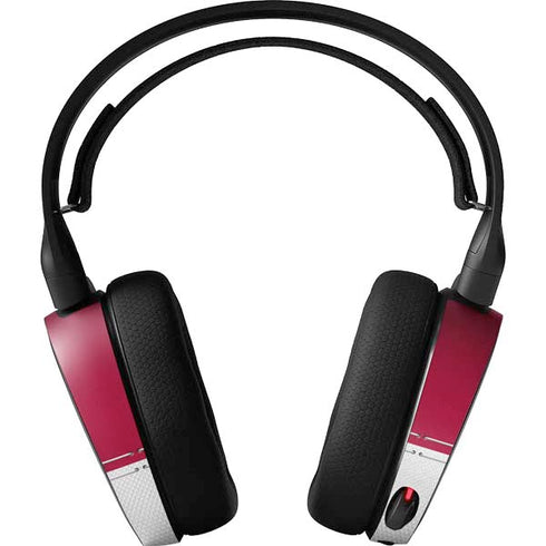 NFL San Francisco 49ers White Striped SteelSeries Arctis 5 Skin