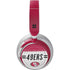 NFL San Francisco 49ers White Striped Surface Headphones Skin