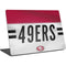 NFL San Francisco 49ers White Striped Surface Laptop 4 15in Skin
