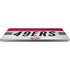 NFL San Francisco 49ers White Striped Universal Laptop 14in (11.4 x 8.2in) Skin