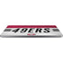 NFL San Francisco 49ers White Striped Universal Laptop 15in (12.2 x 8.8in) Skin