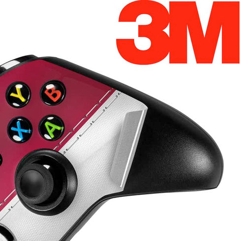 NFL San Francisco 49ers White Striped Xbox One X Controller Skin