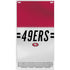 NFL San Francisco 49ers White Striped Xbox Series S Skins