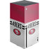 NFL San Francisco 49ers White Striped Xbox Series X Console Skin
