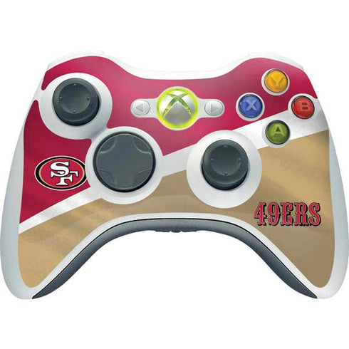 NFL San Francisco 49ers Xbox 360 Wireless Controller Skin