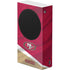 NFL San Francisco 49ers Xbox Series S Console Skin