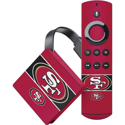 NFL San Francisco 49ers Zone Block Amazon Fire TV Skin