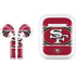 NFL San Francisco 49ers Zone Block Apple AirPods Skin