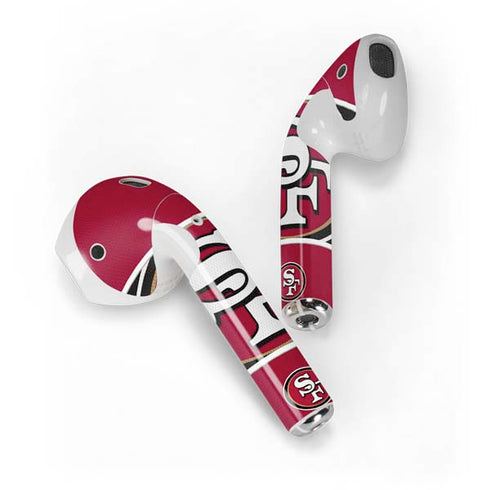 NFL San Francisco 49ers Zone Block Apple AirPods Skin