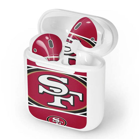 NFL San Francisco 49ers Zone Block Apple AirPods Skin