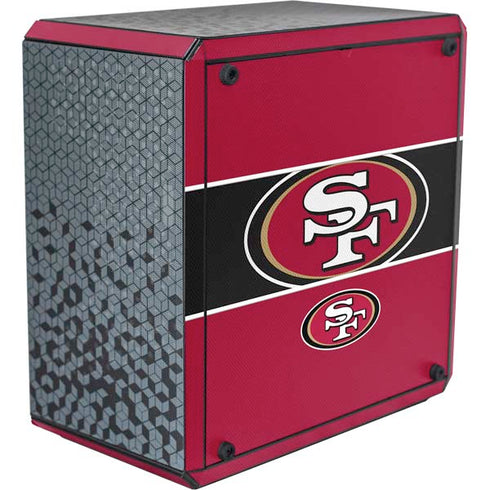 NFL San Francisco 49ers Zone Block Cooler Master MasterBox Q300L Mini Tower Skin