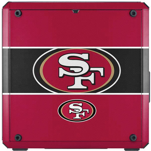 NFL San Francisco 49ers Zone Block Cooler Master MasterBox Q300L Mini Tower Skin