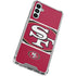NFL San Francisco 49ers Zone Block Galaxy A15 5G Clear Case