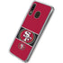 NFL San Francisco 49ers Zone Block Galaxy A20 Clear Case