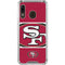 NFL San Francisco 49ers Zone Block Galaxy A30 Clear Case