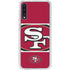 NFL San Francisco 49ers Zone Block Galaxy A50 Clear Case