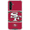 NFL San Francisco 49ers Zone Block Galaxy A54 5G Clear Case
