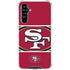 NFL San Francisco 49ers Zone Block Galaxy A54 5G Clear Case