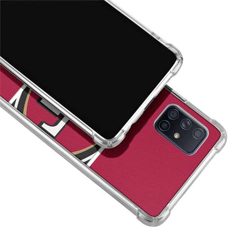 NFL San Francisco 49ers Zone Block Galaxy A71 5G Clear Case