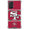 NFL San Francisco 49ers Zone Block Galaxy A72 5G Clear Case