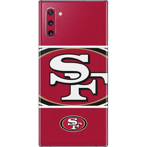 NFL San Francisco 49ers Zone Block Galaxy Note 10 Skin