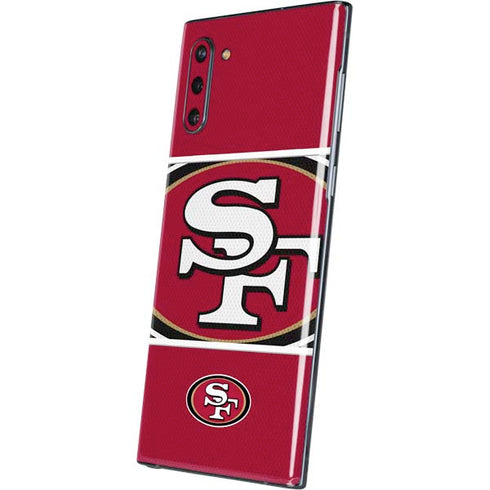 NFL San Francisco 49ers Zone Block Galaxy Note 10 Skin